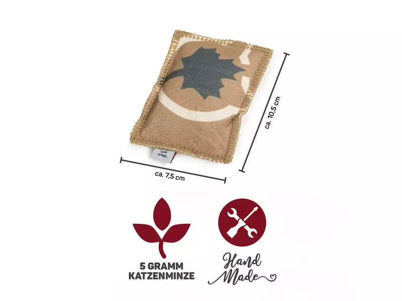 CanadianCat Katzen-Spielzeug Spielkissen Love, Braun 4 CanadianCat Katzen-Spielzeug Spielkissen Love, Braun – Bild 2