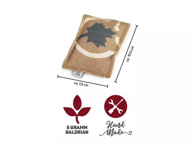 CanadianCat Katzen-Spielzeug Spielkissen Love, Braun 4 CanadianCat Katzen-Spielzeug Spielkissen Love, Braun – Bild 2