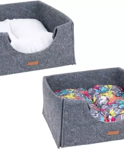 Amiplay Katzenkorb Cube Hygge, Grau 11 Amiplay Katzenkorb Cube Hygge, Grau -Katzenwelt Verkaufsgeschäft 222700717 xxl