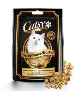 Catsy Katzen-Snack Schlemmer-Würfel Pouletleber, 25 g