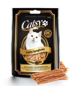 Catsy Katzen-Snack Lachs Spaghetti, 50 g