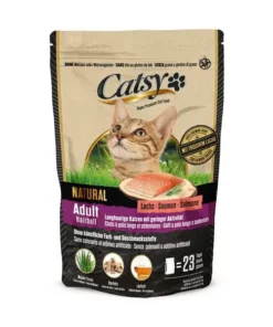 Catsy Trockenfutter Adult Hairball Cat Salmon, 1 kg