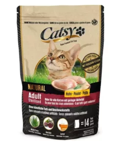 Catsy Trockenfutter Adult & Sterilised Cat Chicken, 1 kg