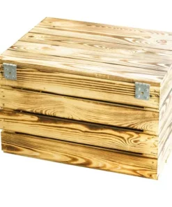 Holz Zollhaus Korbhöhle Vintage geflammt, 50 x 40 x 32 cm -Katzenwelt Verkaufsgeschäft 223017090 xxl