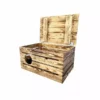 Holz Zollhaus Korbhöhle Vintage geflammt XXL, 59 x 40 x 32 cm 2 Holz Zollhaus Korbhöhle Vintage geflammt XXL, 59 x 40 x 32 cm -Katzenwelt Verkaufsgeschäft 223017192 xxl