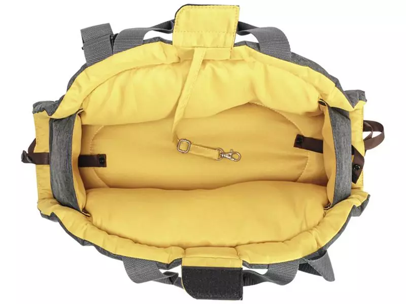 Nobby Tiertransport-Tasche Shelly, 72 x 55 cm, Grau-Senf 5 Nobby Tiertransport-Tasche Shelly, 72 x 55 cm, Grau-Senf – Bild 3