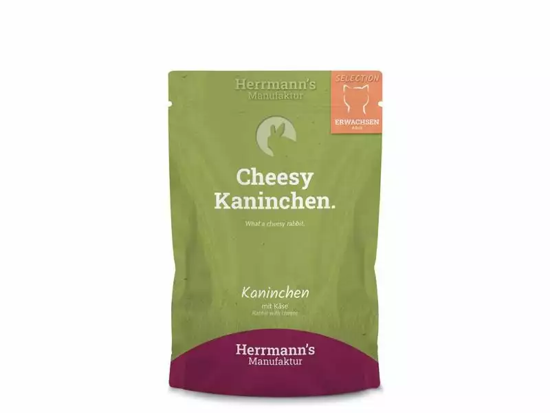 Herrmann's Nassfutter Kaninchen und Käse 3 Herrmann's Nassfutter Kaninchen und Käse