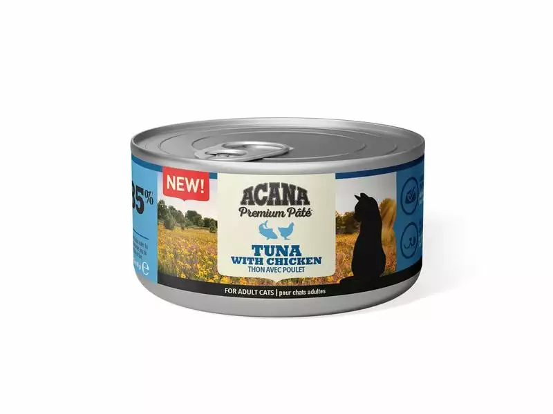 Acana Nassfutter Premium Pâté Tuna & Chicken, 85 g 3 Acana Nassfutter Premium Pâté Tuna & Chicken, 85 g