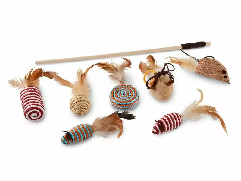 Wolters Katzen-Spielzeug Präsent Box 3 Wolters Katzen-Spielzeug Präsent Box