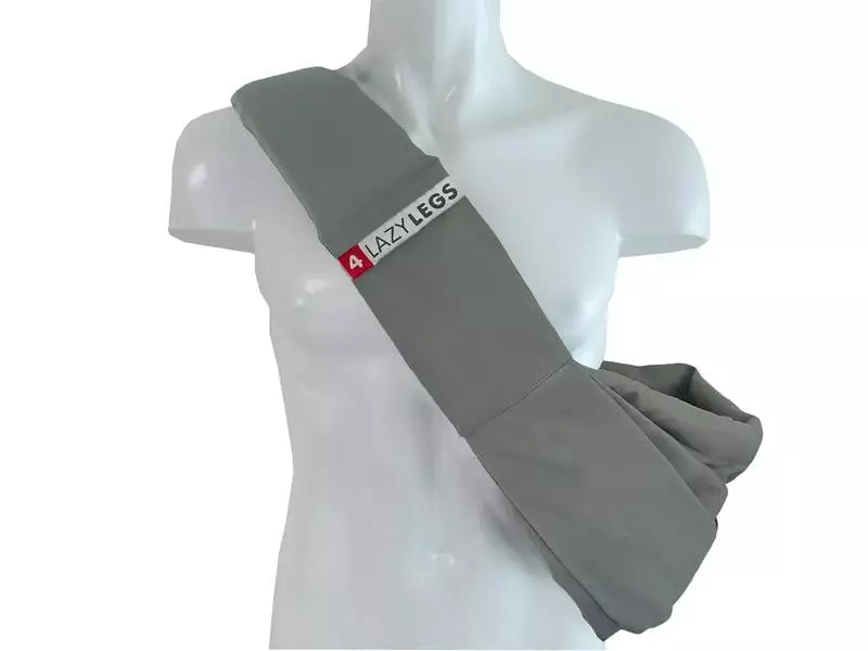 4LazyLegs Tiertransport-Tasche Canvas, Mineral Grey, XS 3 4LazyLegs Tiertransport-Tasche Canvas, Mineral Grey, XS