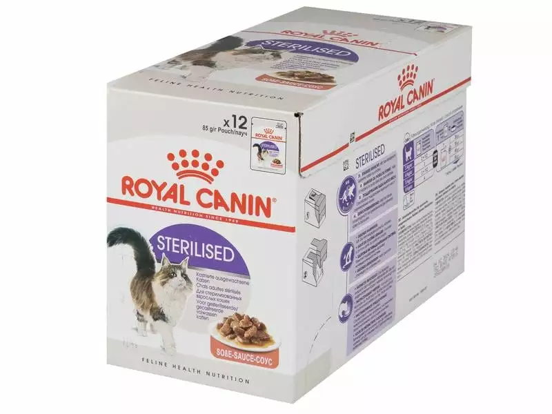Royal Canin Nassfutter Sterilised in Sosse, 12 x 85 g 3 Royal Canin Nassfutter Sterilised in Sosse, 12 x 85 g