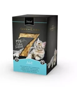 7Lives Nassfutter Adult Thunfisch mit Garnelen in Fischbrühe, 6x60g