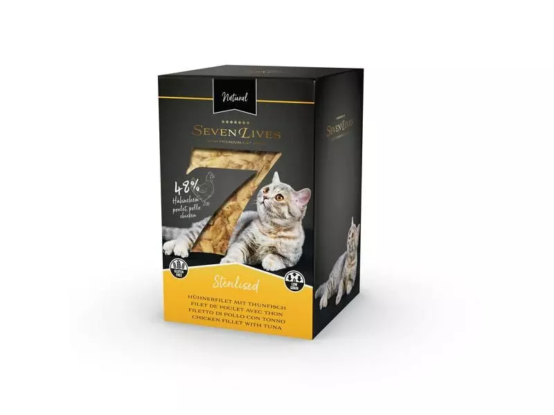 7Lives Nassfutter Sterilised Hühnerfilet/Thunfisch, 6x60g 3 7Lives Nassfutter Sterilised Hühnerfilet/Thunfisch, 6x60g