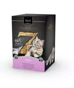 7Lives Nassfutter Kitten Thunfischfilet in Fischbrühe, 6 x 60g