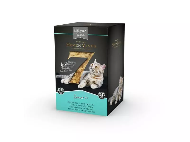 7Lives Nassfutter Senior Thunfisch/Gemüse in Jelly, 6 x 60g 3 7Lives Nassfutter Senior Thunfisch/Gemüse in Jelly, 6 x 60g