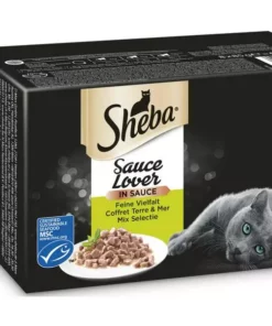 Sheba Nassfutter Selection in Sauce Feine Vielfalt, 8 x 85 g