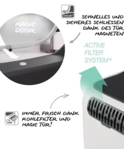 Rotho Katzentoilette Biala, Mistletoe weiss -Katzenwelt Verkaufsgeschäft 227697708 xxl 1