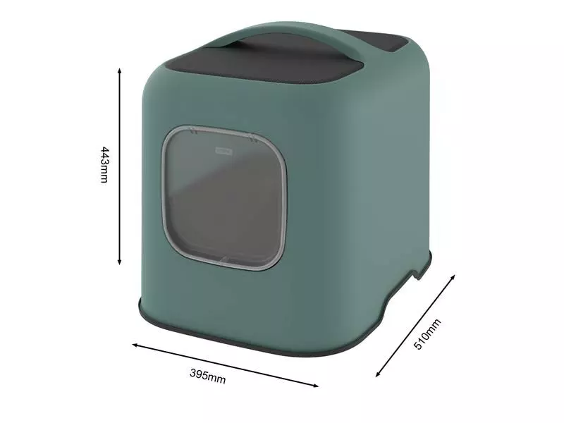 Rotho Katzentoilette Biala, Mistletoe grün 4 Rotho Katzentoilette Biala, Mistletoe grün – Bild 2