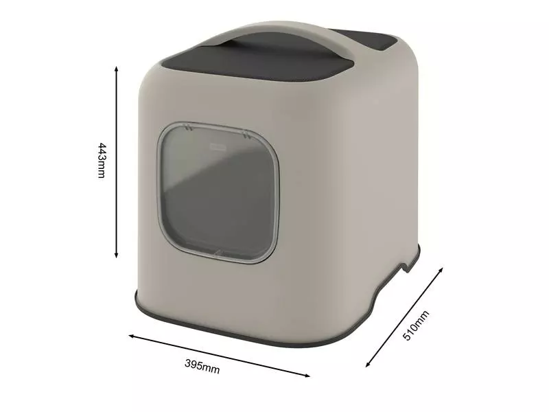 Rotho Katzentoilette Biala, Cappuccino 4 Rotho Katzentoilette Biala, Cappuccino – Bild 2