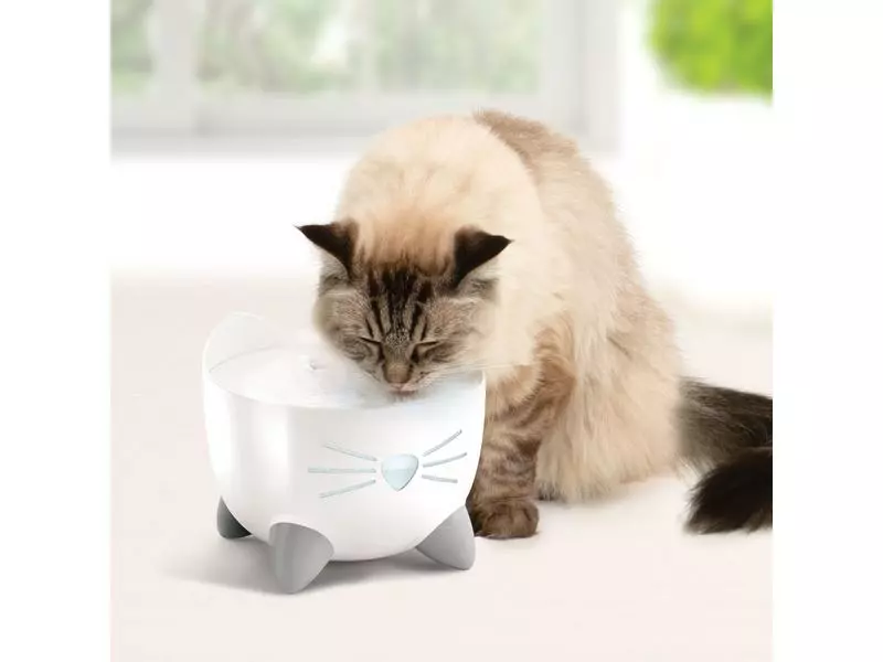 Catit Wasserautomat Pixi Fountain Weiss, 2.5 l 4 Catit Wasserautomat Pixi Fountain Weiss, 2.5 l – Bild 2