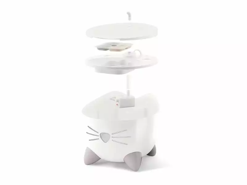 Catit Wasserautomat Pixi Fountain Weiss, 2.5 l 5 Catit Wasserautomat Pixi Fountain Weiss, 2.5 l – Bild 3