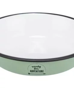 Trixie Napf Emaille/Edelstahl 0.2 l, Ø 12 cm , Grün