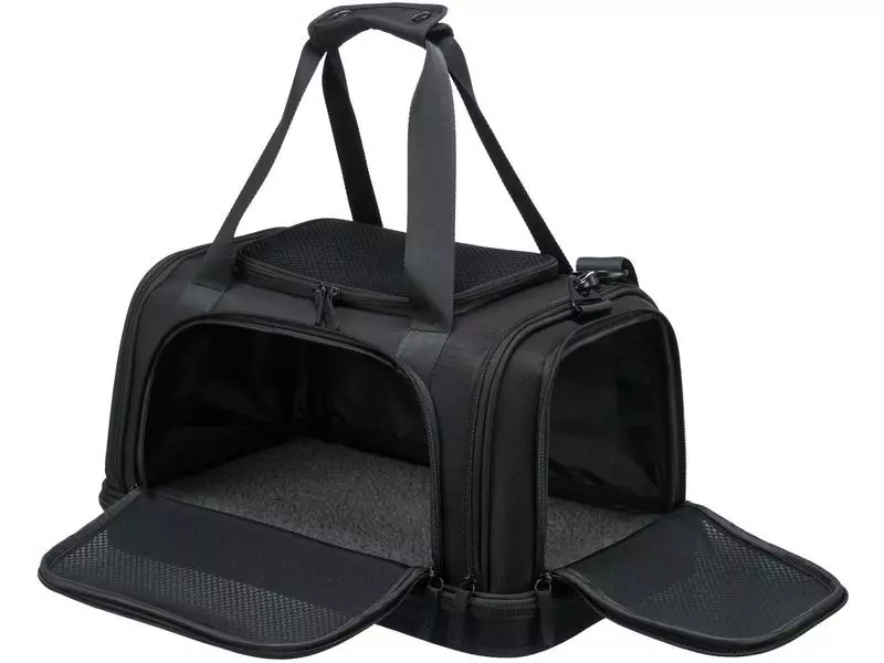Trixie Tiertransport-Tasche Airline Plane, 28 x 25 x 44 cm, Schwarz 8 Trixie Tiertransport-Tasche Airline Plane, 28 x 25 x 44 cm, Schwarz – Bild 6
