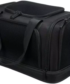 Trixie Tiertransport-Tasche Airline Plane, 28 x 25 x 44 cm, Schwarz