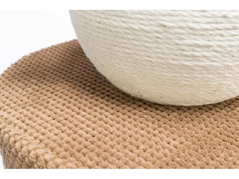 Trixie Kuschelhöhle mit Kratzball, Ø 36 x 50 cm, Taupe 8 Trixie Kuschelhöhle mit Kratzball, Ø 36 x 50 cm, Taupe – Bild 6