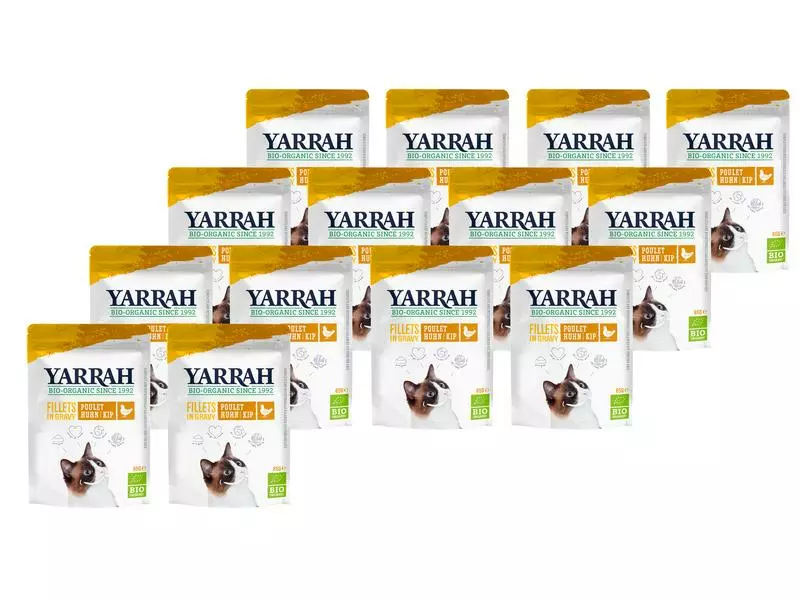 Yarrah Bio-Nassfutter Filet Huhn, 14 x 85 g 3 Yarrah Bio-Nassfutter Filet Huhn, 14 x 85 g