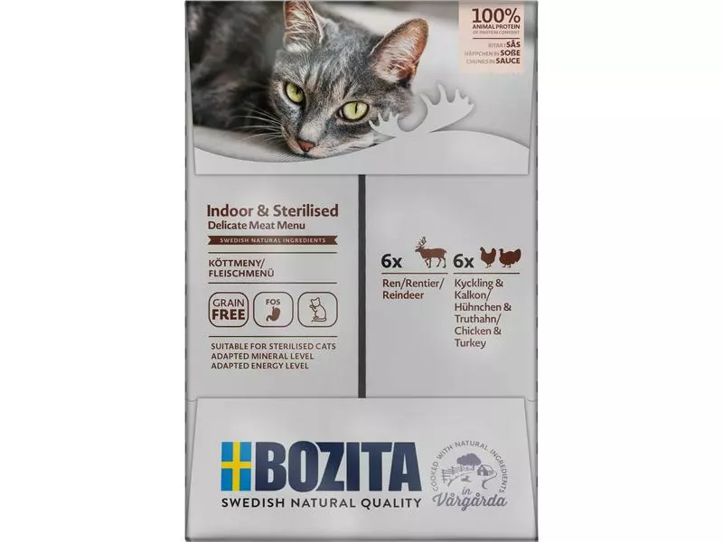 Bozita Nassfutter Pouch Häppchen in Sauce, Multibox, 12 x 85 g 5 Bozita Nassfutter Pouch Häppchen in Sauce, Multibox, 12 x 85 g – Bild 3