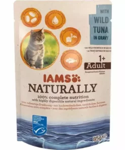 Iams Nassfutter Naturally Adult Thunfisch 85g in Sauce