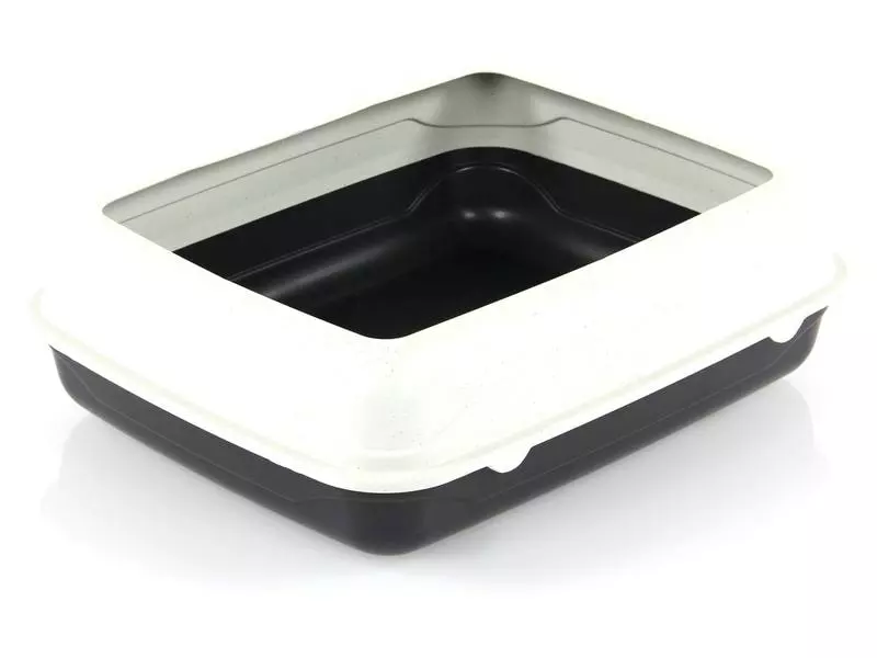 SwissPet Katzentoilette Topy L dunkelgrau 3 SwissPet Katzentoilette Topy L dunkelgrau