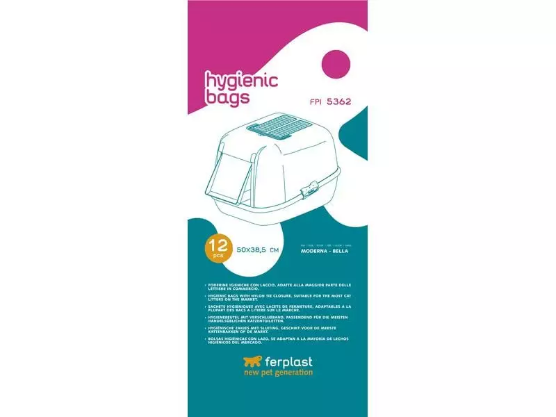 Ferplast Katzentoilettenbeutel FPI 5362, 12 Stück 3 Ferplast Katzentoilettenbeutel FPI 5362, 12 Stück