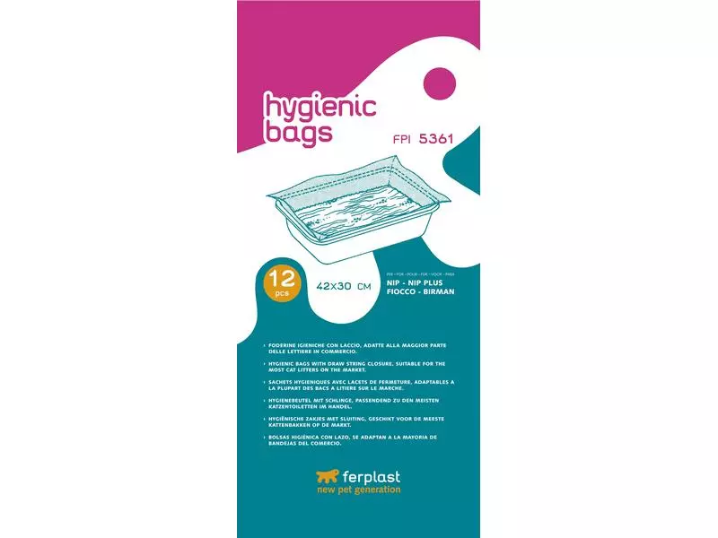 Ferplast Katzentoilettenbeutel FPI 5361, 12 Stück 3 Ferplast Katzentoilettenbeutel FPI 5361, 12 Stück