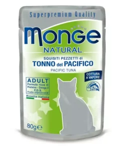 Monge Nassfutter Natural Adult, Pazifikthunfisch, 80 g