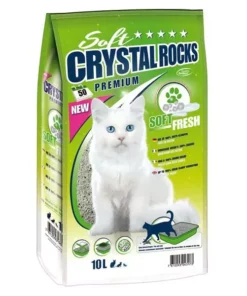 Crystal Rocks Katzenstreu Soft Fresh, 10 l, klumpend
