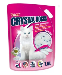 Crystal Rocks Katzenstreu Silikat, 7.6 l, nicht klumpend