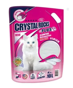 Crystal Rocks Katzenstreu Silikat Plus, 10 l, klumpend