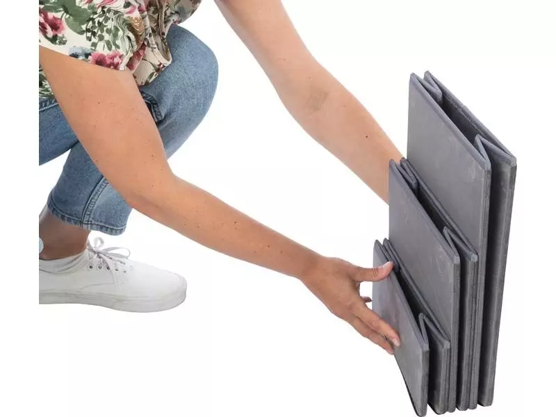 Trixie Katzenmöbel Höhle Harvey mit Treppe, Grau 6 Trixie Katzenmöbel Höhle Harvey mit Treppe, Grau – Bild 4