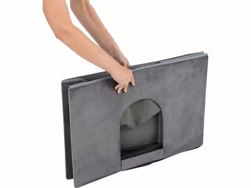 Trixie Katzenmöbel Höhle Harvey mit Treppe, Grau 8 Trixie Katzenmöbel Höhle Harvey mit Treppe, Grau – Bild 6