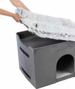 Trixie Katzenmöbel Höhle Harvey mit Treppe, Grau 16 Trixie Katzenmöbel Höhle Harvey mit Treppe, Grau -Katzenwelt Verkaufsgeschäft 244969660 xxl