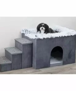 Trixie Katzenmöbel Höhle Harvey mit Treppe, Grau 17 Trixie Katzenmöbel Höhle Harvey mit Treppe, Grau -Katzenwelt Verkaufsgeschäft 244969663 xxl