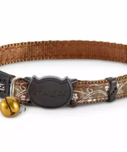 Rogz Katzenhalsband Silkycat Filigree, Bronze