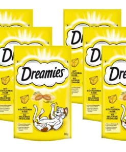 Dreamies Katzen-Snack mit Käse, 6 x 60g