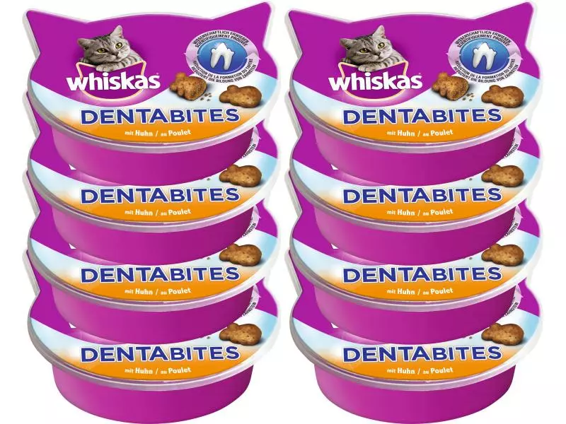 Whiskas Katzen-Snack Dentabites Multipack, 8 x 40g 3 Whiskas Katzen-Snack Dentabites Multipack, 8 x 40g