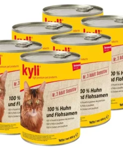 Kyli Nassfutter Adult Sensitive, Breeders Nr. 3, 6 x 400 g