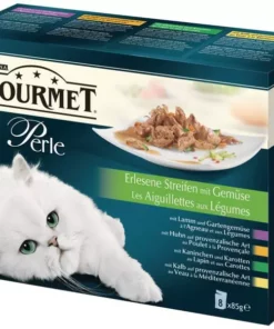 Purina Nassfutter Gourmet Perle mit Gemüse, 8 x 85 g