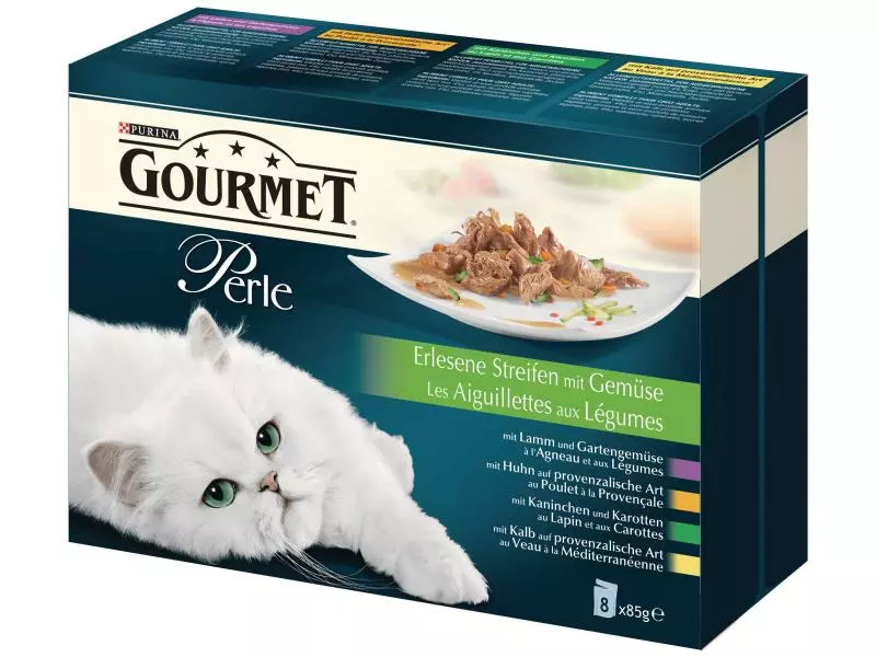 Purina Nassfutter Gourmet Perle mit Gemüse, 8 x 85 g 3 Purina Nassfutter Gourmet Perle mit Gemüse, 8 x 85 g