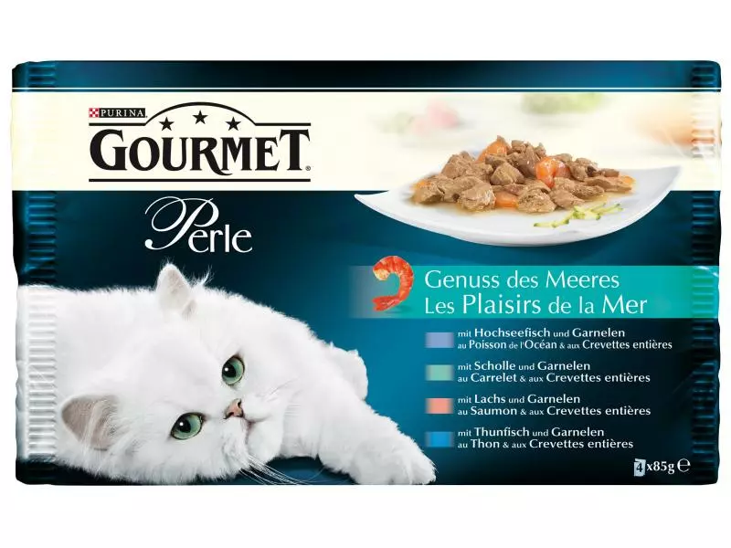 Purina Nassfutter Gourmet Perle Genuss des Meeres, 4 x 85 g 3 Purina Nassfutter Gourmet Perle Genuss des Meeres, 4 x 85 g